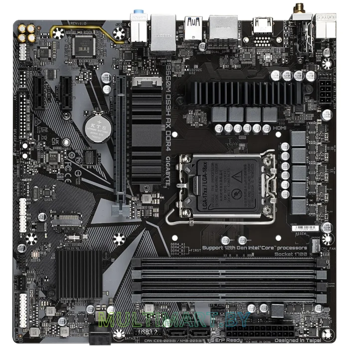 Материнская плата Gigabyte B660M DS3H AX DDR4 (rev. 1.x)